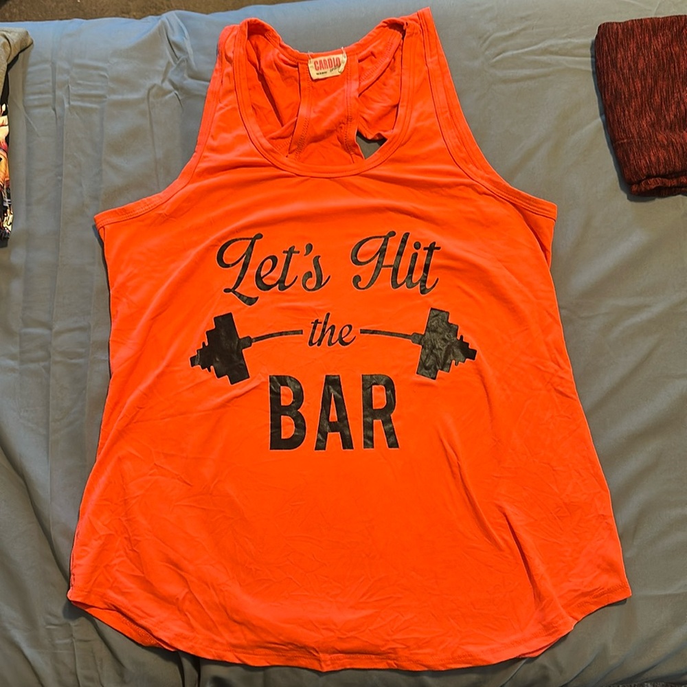 Bright Orange Tank | L